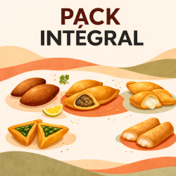 Pack Intégral – 5 Mezzés Libanais Surgelés (Kebbé & Samboussek)